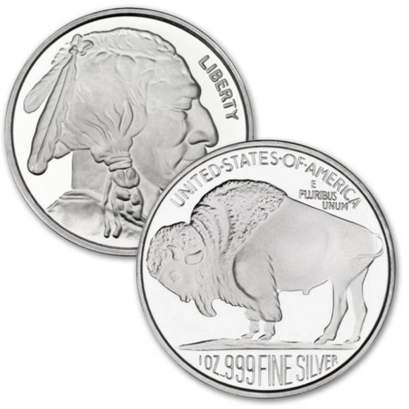 1 oz Buffalo Silver Bar - Picture 3 of 6